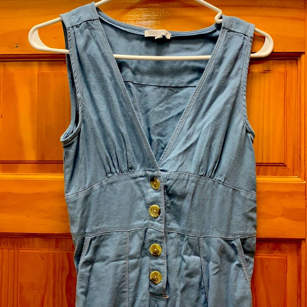 PATRONS OF PEACE Blue Jumpsuit